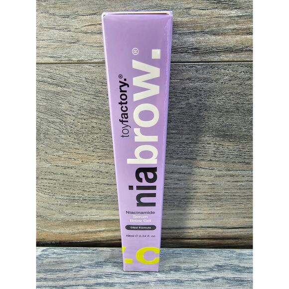 Toy Factory Nia Brow Niacinamide Brow Gel Clear .34 fl Oz sealed - Picture 1 of 5